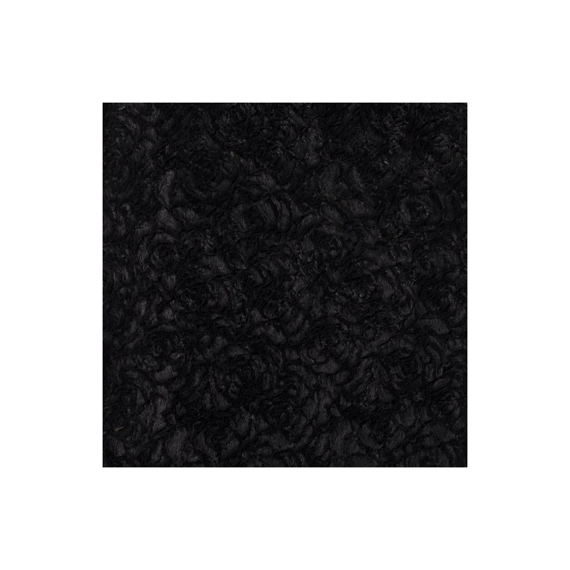 Tissu Fausse Fourrure Noir