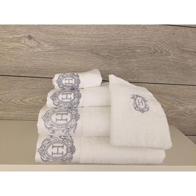 Linge de toilette Brodé Home Blanc