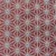 Tissu Fluor Jacquard Etoile Terracotta 