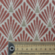 Tissu Fluor Jacquard Ecaille Terracotta