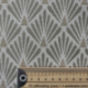 Tissu Fluor Jacquard Ecaille Gris Clair