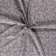 Tissu Coton Imprimé Flocon Fond Gris Clair 