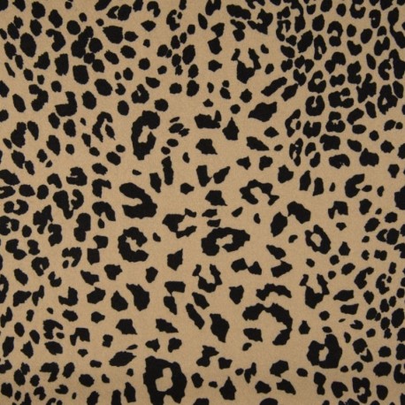 Tissu Glasgow Imprimé Camel 