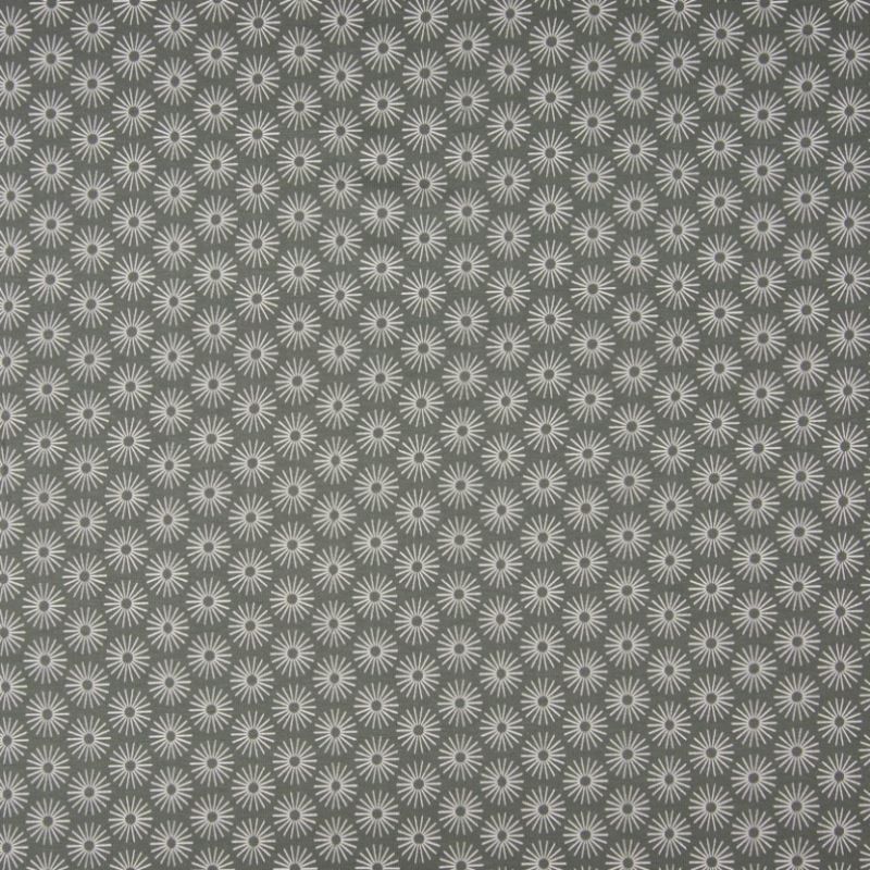 Tissu Coton Imprimé Parapluie Gris 