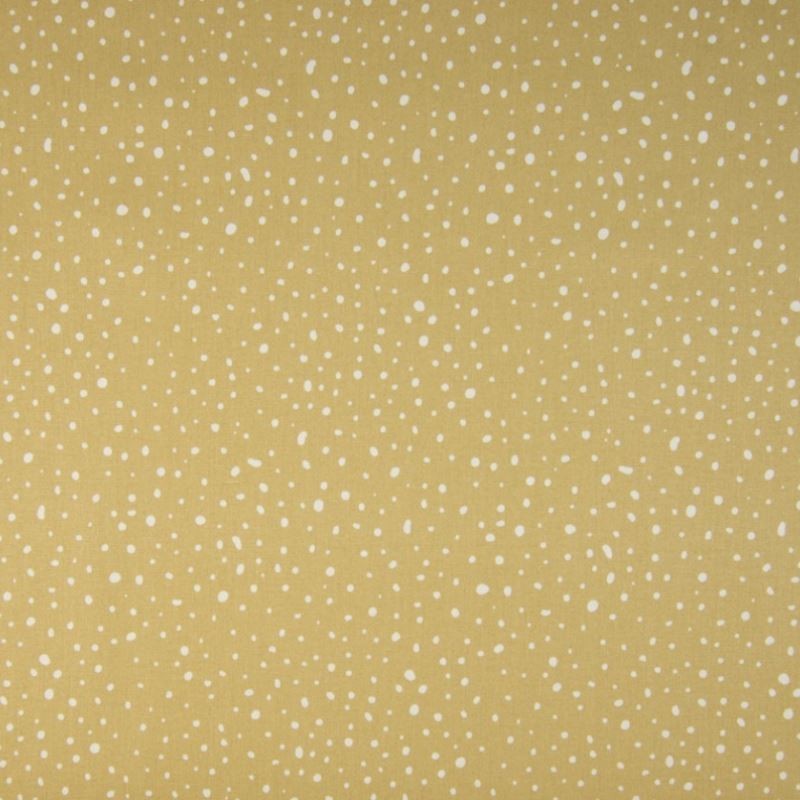 Tissu Coton Imprimé Bio Pois Jaune 