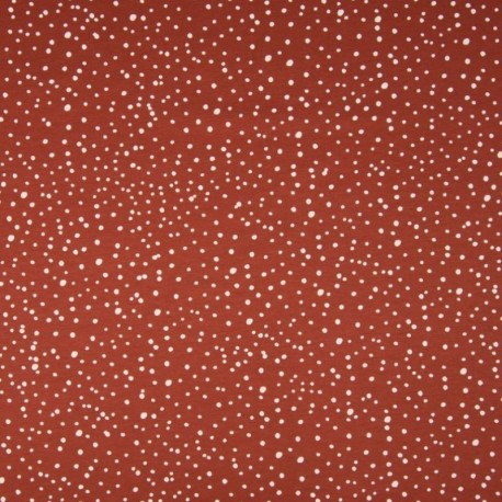 Tissu Coton Imprimé Pois Pierre