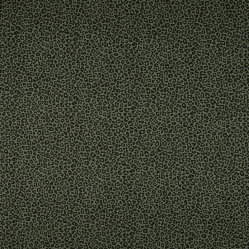 Tissu Coton Imprimé Leopard Kaki 