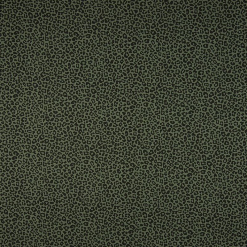 Tissu Coton Imprimé Leopard Kaki 