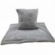 Collection microfibre Milano Gris Perle 