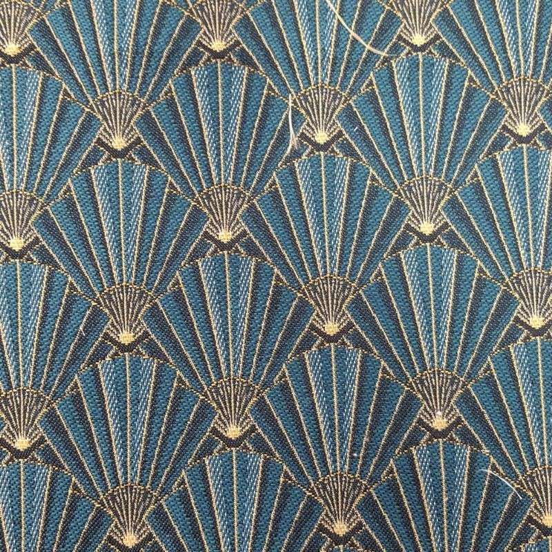 Tissu Nemo Jacquard Allover Emeraude 