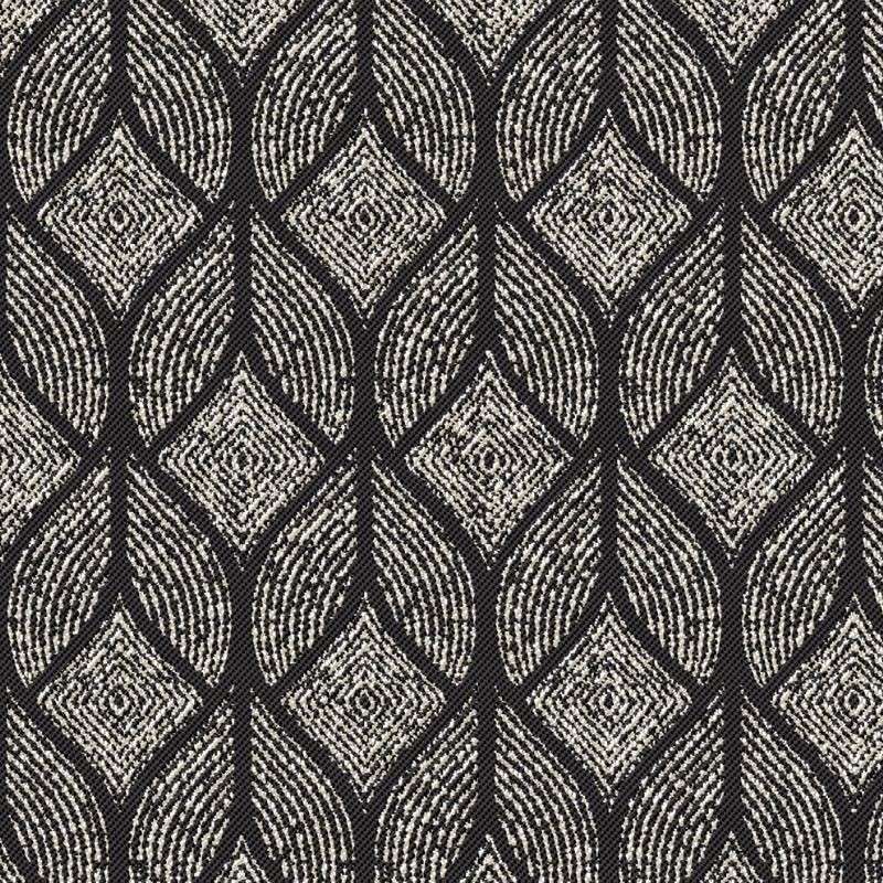 Tissu Noumea Jacquard Allover Anthracite 