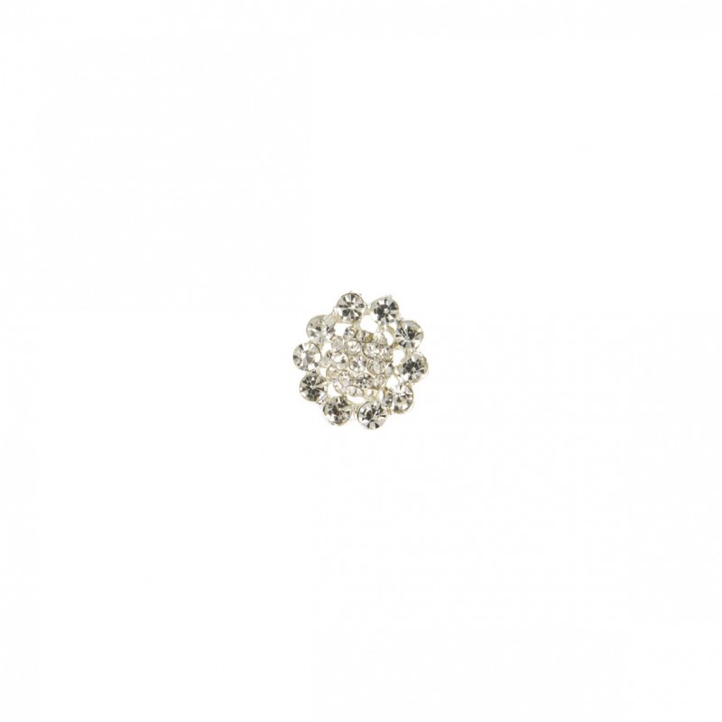 Bouton bijou strass