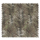 Tissu Coton Imprimé Neotropic Noir Taupe Kaki