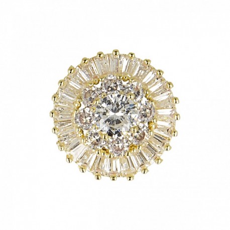Bouton bijou zirconium
