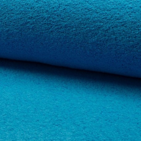 Tissu Eponge Uni Aqua