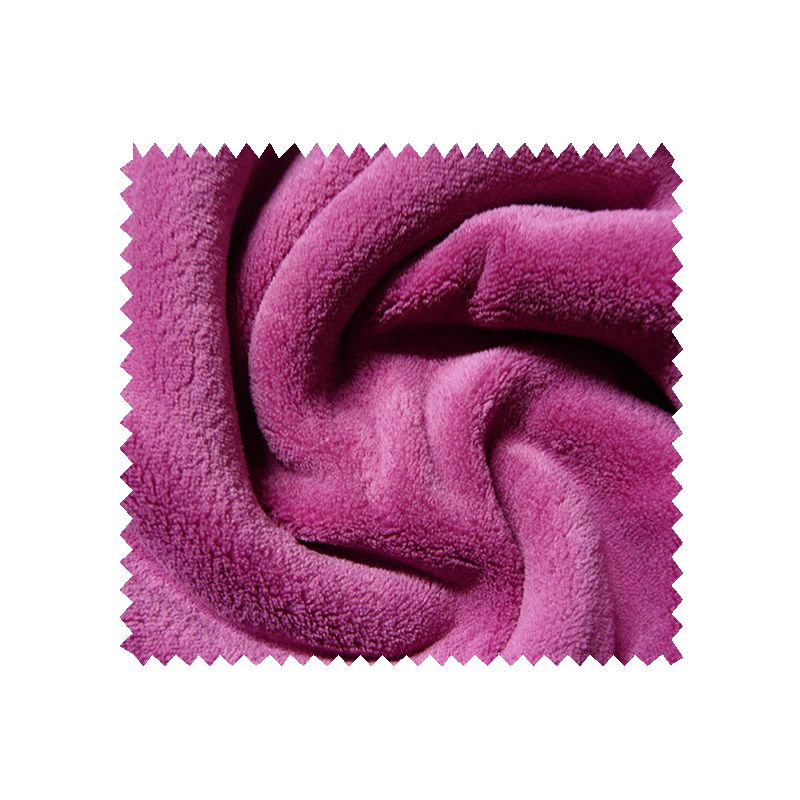 Tissu Microfibre Panda Uni Fuchsia