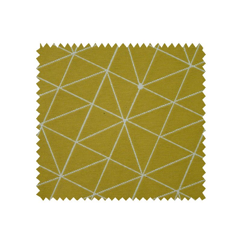 Tissu Jacquard Origami Jaune