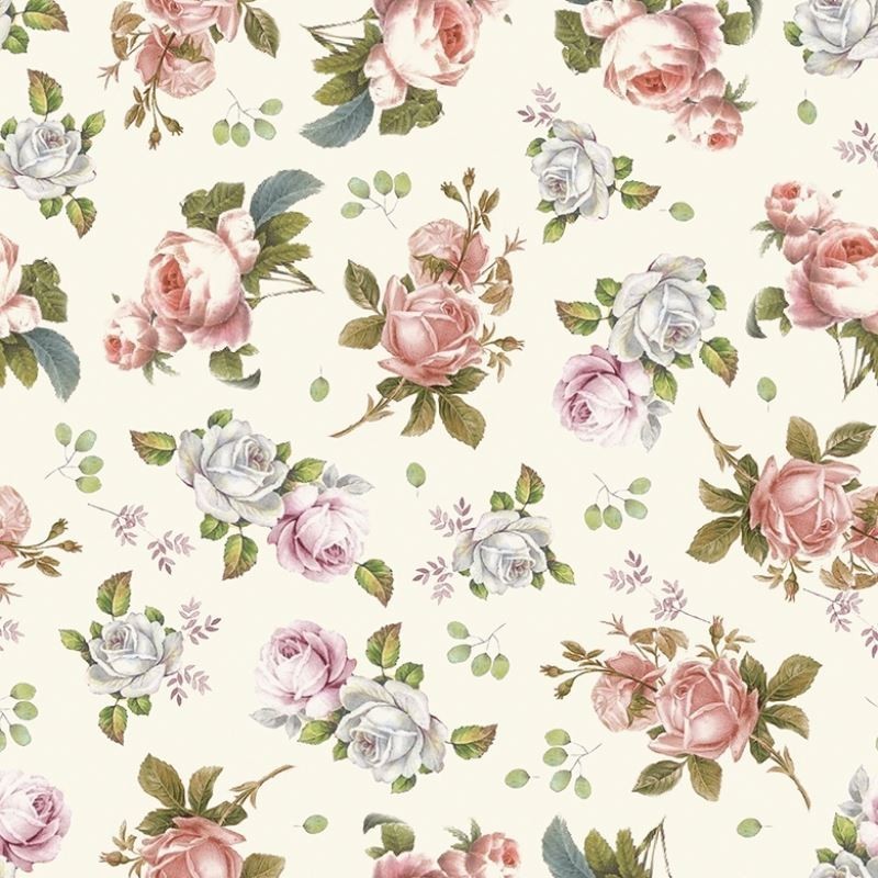 Tissu La Concorde 6 Digital Ecru 
