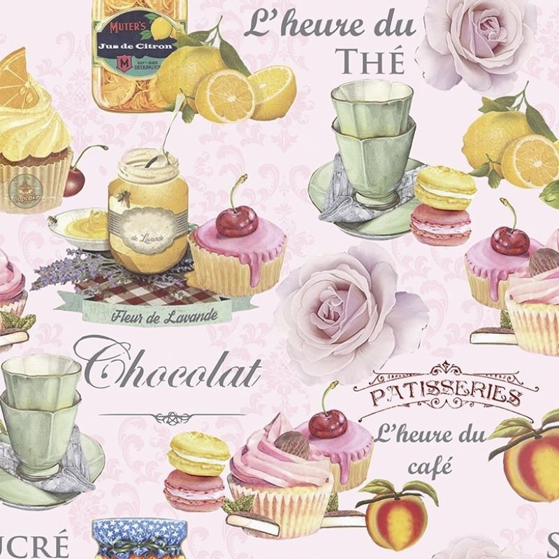 Tissu Sugar 3 Digital Rose