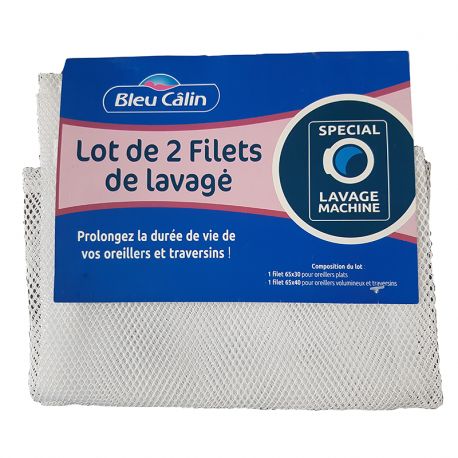 Lot de 2 Filets de Lavage de Coussin 