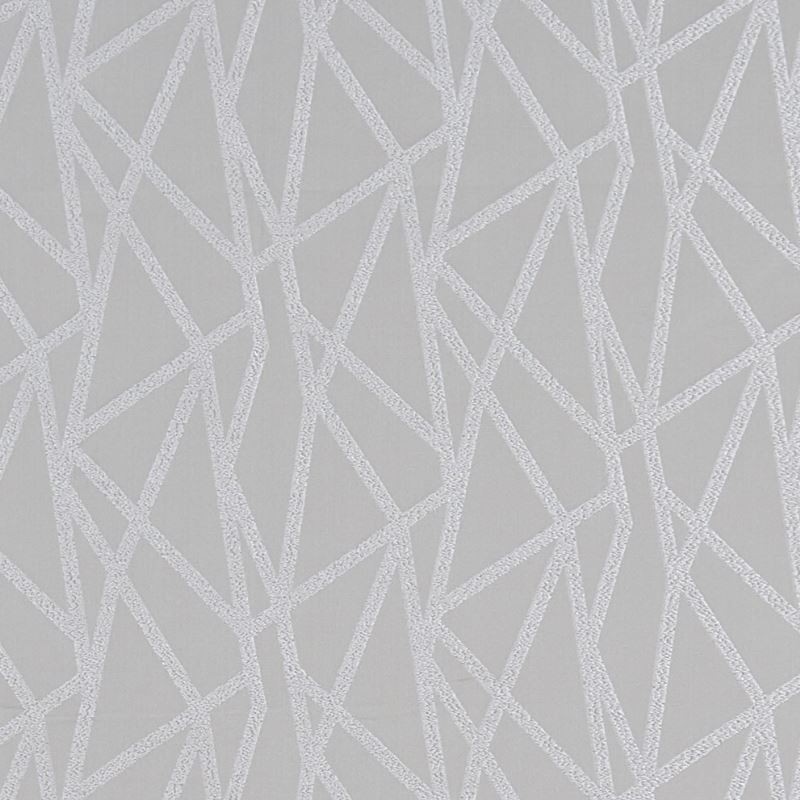 Tissu Jacquard Geomo Argent 