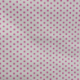 Tissu Popeline Imprime Pois Rose Fond Blanc 