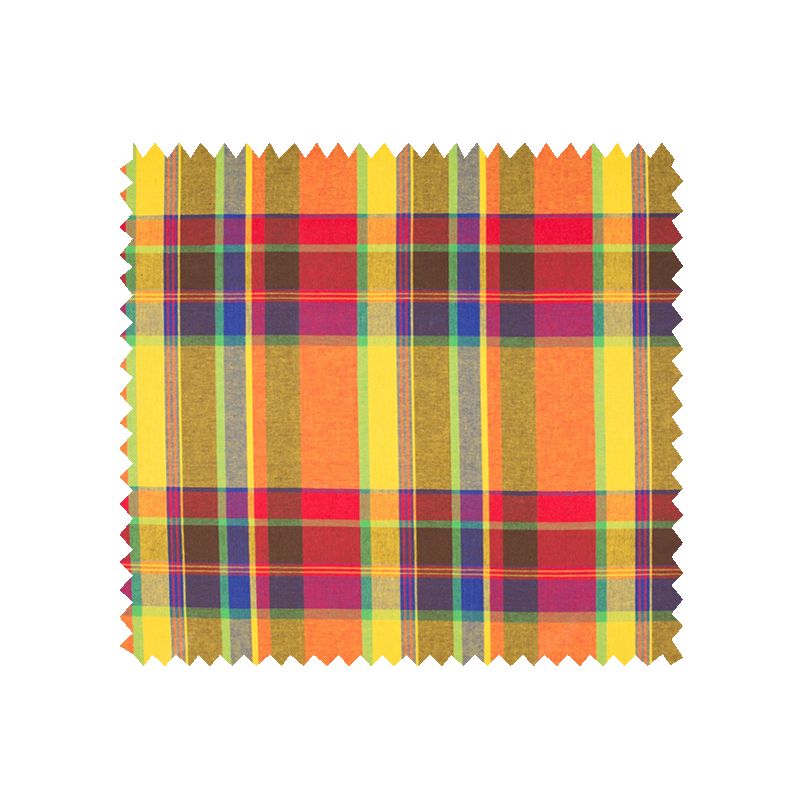 Tissu Madras Jaune