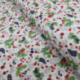 Tissu Coton Imprimé Digital Airelle Fond Blanc 