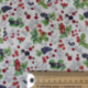 Tissu Coton Imprimé Digital Airelle Fond Blanc 