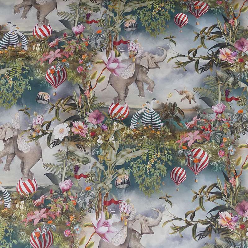 Tissu Dumboworld Bachette Multico 