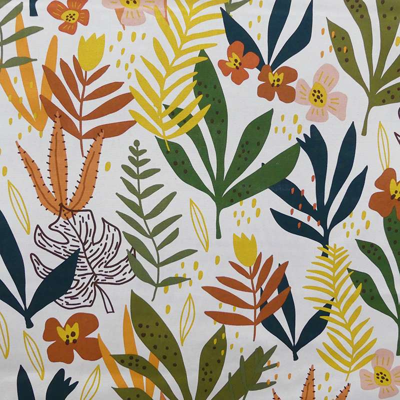 Tissu Spring Flower Bachette Multicolore 