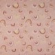 Tissu Coton Imprimé Arc En Ciel Rose 