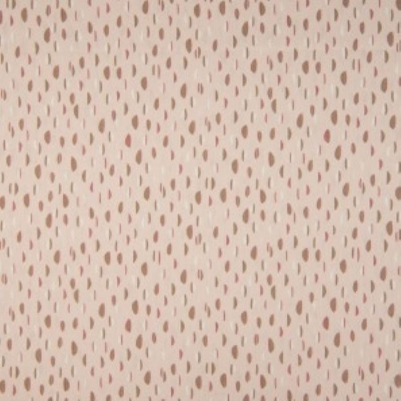 Tissu Coton Imprimé Bio Haricot Vieux Rose 