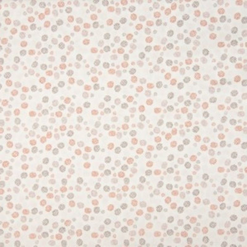 Tissu Coton Imprimé Bio Pois Vieux Rose 