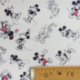 Tissu Popeline Doodle Mickey Imprimé Blanc 