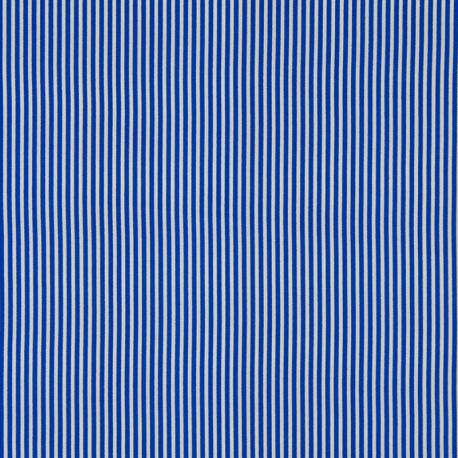 Tissu Rayé Royal