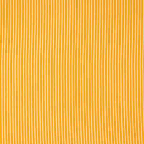 Tissu Rayé Jaune