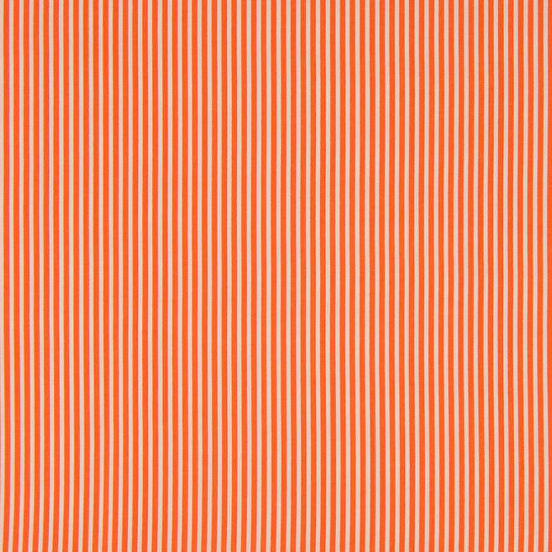 Tissu Rayé Orange