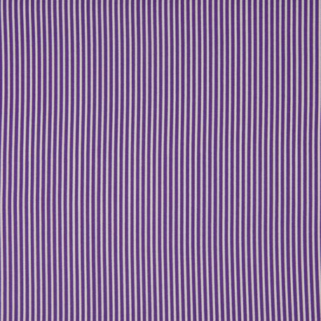 Tissu Rayé Violet