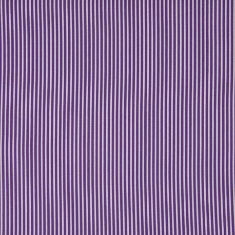 Tissu Rayé Violet