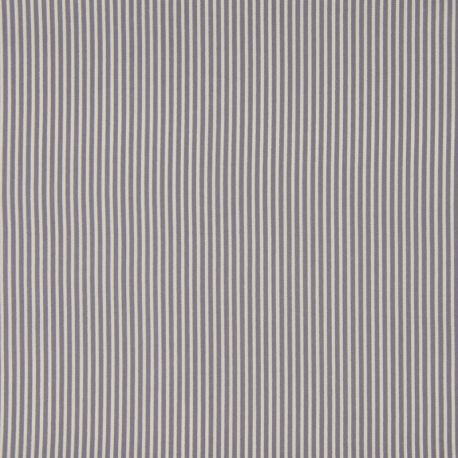 Tissu Rayé Perle