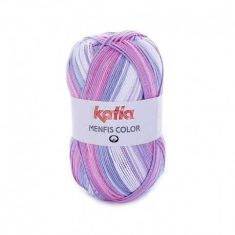 Pelote de laine Katia Menfis Color