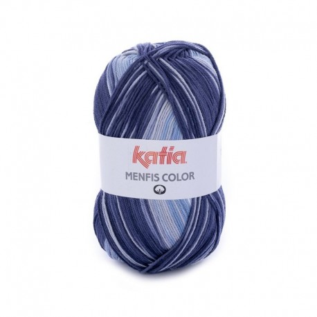 Pelote de laine Katia Menfis Color