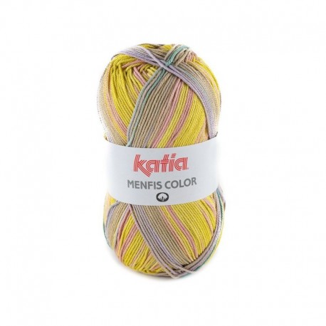 Pelote de laine Katia Menfis Color