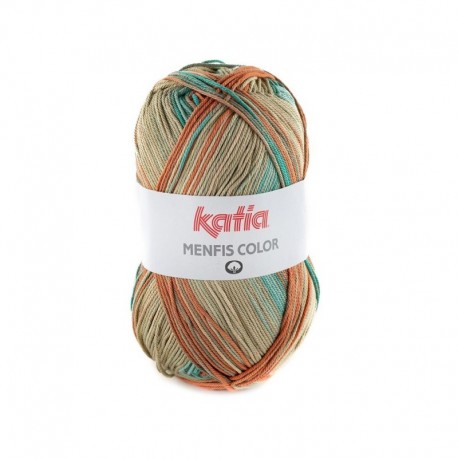 Pelote de laine Katia Menfis Color