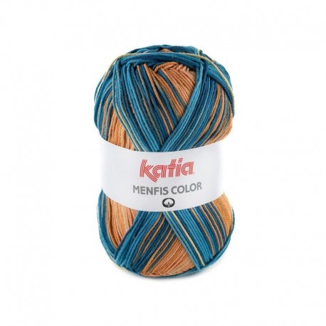 Pelote de laine Katia Menfis Color