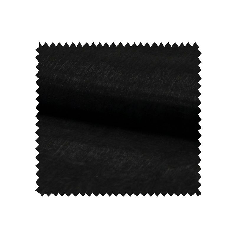 Tissu Organza Uni Noir