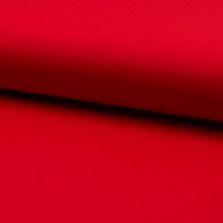 Tissu Jersey Luxe Uni Rouge