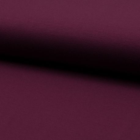 Tissu Jersey Luxe Uni Wine