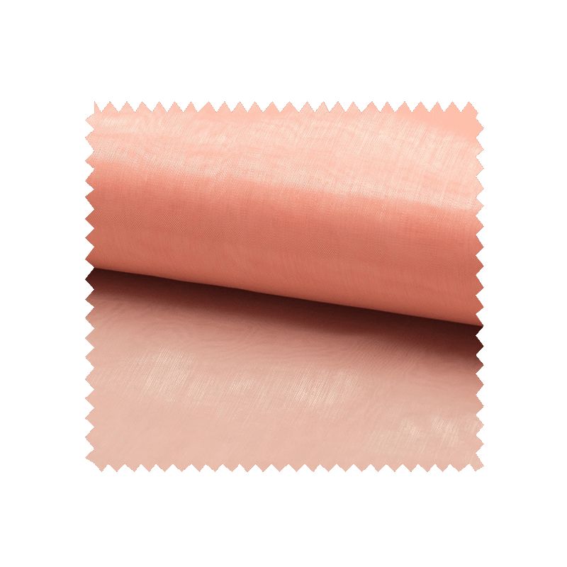 Tissu Organza Uni Corail